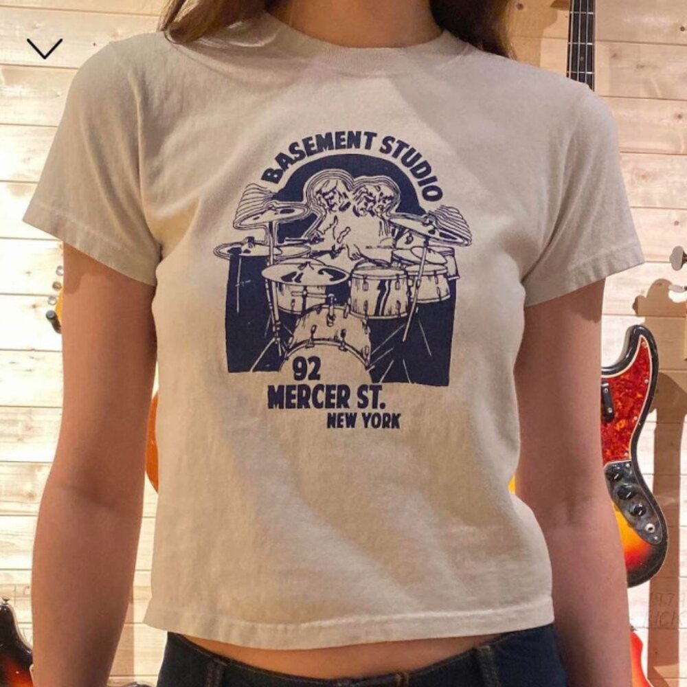 BRANDY MELVILLE John Galt baby tee Basement Studio